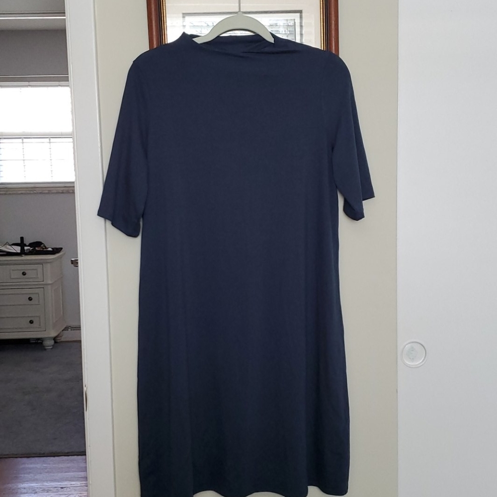 Mock neck dress